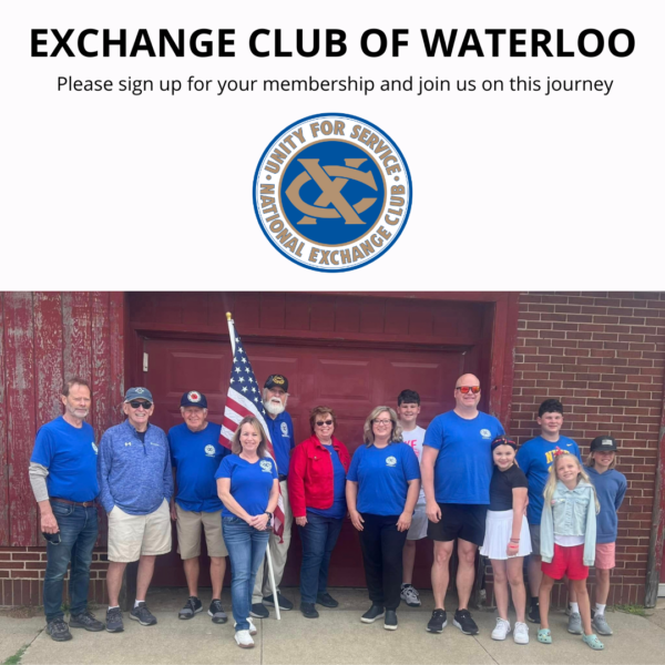 Exchange Club of Waterloo Current Member Sign-up